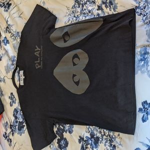 COMME des GARCONS Black XXL PLAY T-Shirt